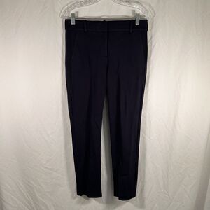 J Crew Dress Pants Women's 6 Navy Blue Camron Fit 365 Mid Rise Work Office